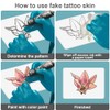 LOPHE Tattoo Practice Skin Double-Sided Professional Artificial Skin for Tattoo