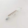 VAN 1-6187-07 White Hard Injection Cylinder, Lock End, 1.1 fl