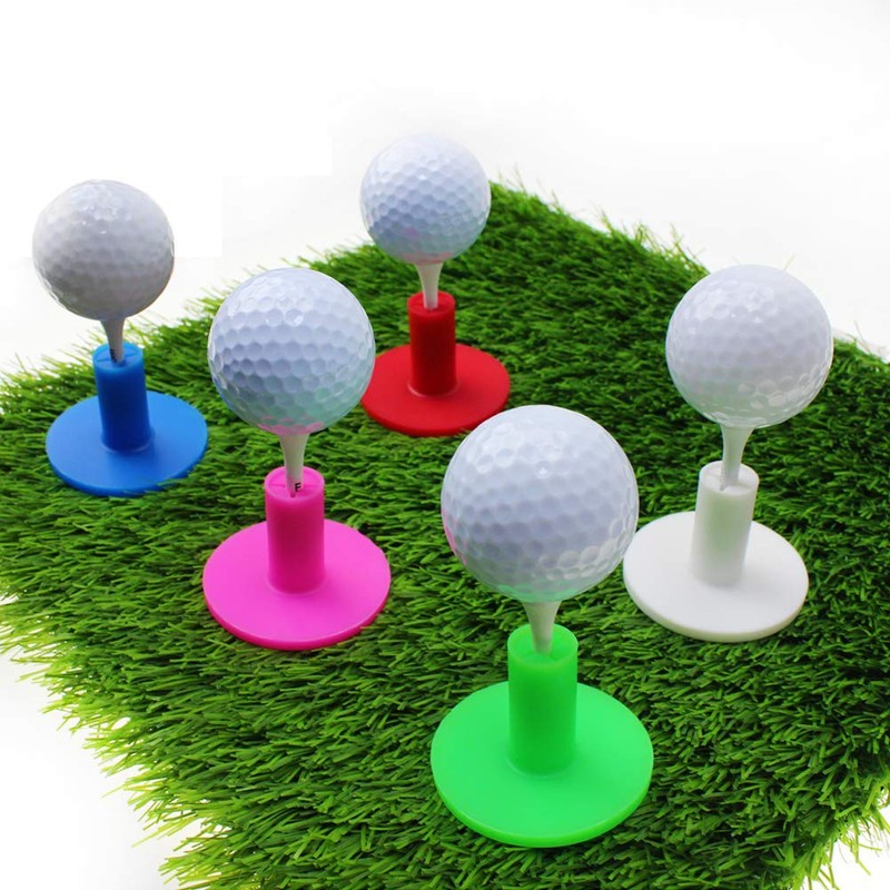KOFULL Rubber Golf Tees Holder for Practice & Driving Range