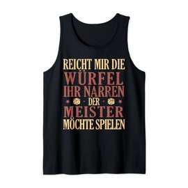 Brettspiel Geek Rollenspiel Würfel Spielabend Tank Top
