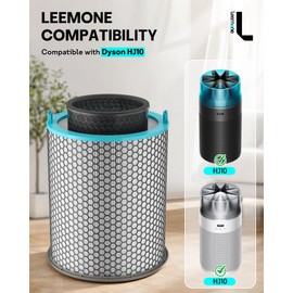 Leemone HJ10 Replacement Filter Compatible with Dyson HushJet Air Purifier