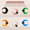 Qmcandy 6 Pairs Glass Septum Stretching Kit Set C Shape