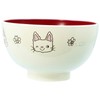 Nontan 820520 Lacquer Soup Bowl, M, Made in Japan
