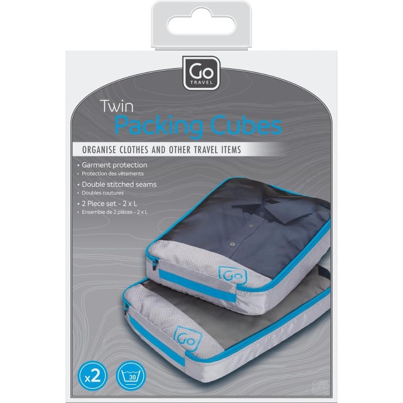 Go Travel Clothes/Garment Suitcase Packing Cubes - Large Capacity, Lightweight