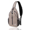 WATERFLY Sling Bag Sling Backpack Crossbody Bag Hiking Daypack for