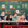 45 PCS Greenery Plant Motivational Bulletin Board Set Great Minds