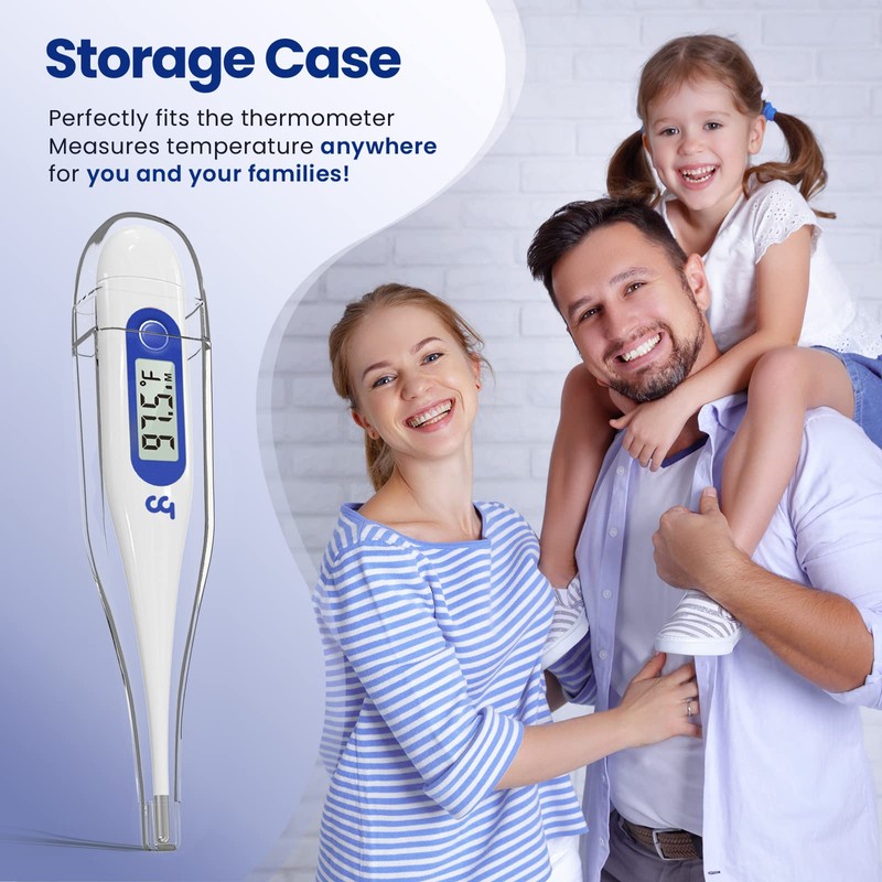 Femometer Thermometer for Adults and Kids, Digital Thermometer with Fever