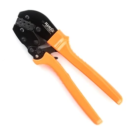 IWISS AP-03BC Ratcheting Type, Giboshi Terminal, Dynamic Simultaneous Crimping Pliers, Labor Saving Type, Compatible with 0.5-6.0sq sq