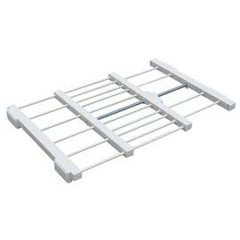 HEIAN SHINDO SMR-24 Heian Shindo Kogyo Gap Storage Shelf, Wide, White, Mounting Width: 11.2 - 16.9 inches (28.5 - 43 cm), Load Capacity: 4.4 lbs (2 kg)