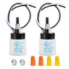 Helunsi E26 E27 Ceramic Lamp Socket with Rotary Knob Switch,