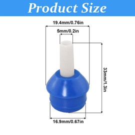 5pcs Vacuum Desoldering Pump Handheld Soldering Iron Remover High Temperature Nozzle for Circuit Maintenance and IC Disassembly