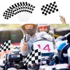Checkered Flag 4x6 Inch (20 Pack) - Black White Mini