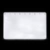 3X Credit Card Magnifier with Ruler, Ultra-Thin PVC Wallet Pocket