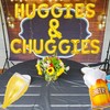 JeVenis Huggies and Chuggies Party Decorations Huggies and Chuggies Banner