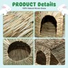 BWOGUE Extra Large Grass House for Rabbits,Hand Crafted Natural Grass