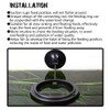 Fish Feeding Ring, Fish Safe Floating Food Feeder Circle Blue,