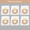 6PCS Replacement Dust Bags Compatible with Nilfisk Alto Aero 26,21,31,Attix