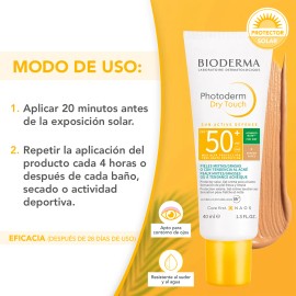 Photoderm Dry Touch Dorado Bioderma Bloqueador Solar
