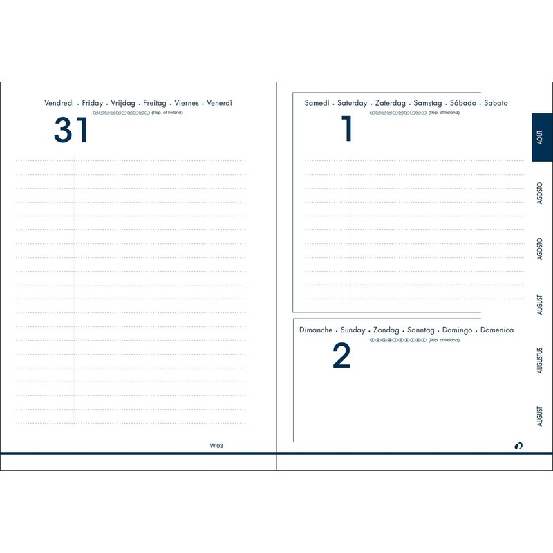 Forum Colette School Calendar Blue 2025/2026: School Calendar