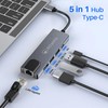 ATLANTIS A04-TC_LANHD+PU Mini Docking Station USB C (Type C) to