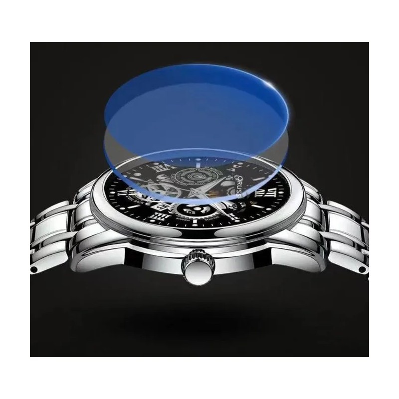 Reloj De Cuarzo Casual De Acero Impermeable Para Hombre D22