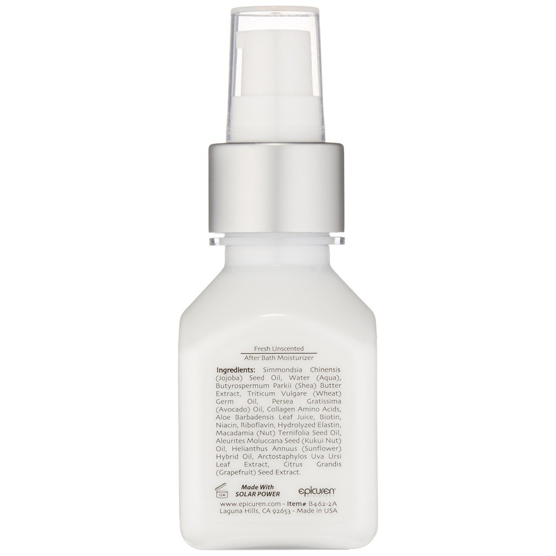 Epicuren Discovery Fresh After Bath Body Moisturizer, Unscented, 2 oz.