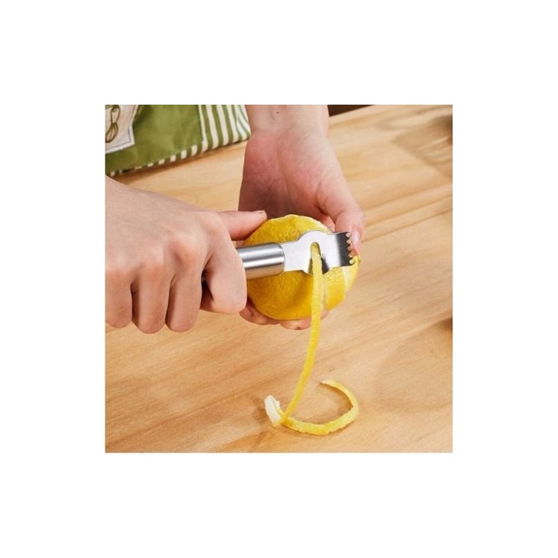 Lemon Peelers, GOODCHANCEUK 2-Packs Stainless Steel Orange Zester Citrus Lime