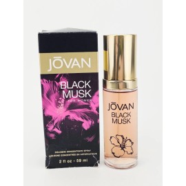 Jovan Black Musk Women Cologne Concentrate Spray Perfume 2 oz