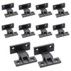 10 Pcs Push-in Plinth Fasteners, ABS Press Fit Panel Clips,