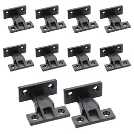 10 Pcs Push-in Plinth Fasteners, ABS Press Fit Panel Clips, Quick Fitting Furniture Panel Connectors for Kitchen Cabinets, Wardrobe, Bed, and Table