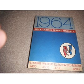 1964 Buick Shop Manual Riviera Wildcat LeSabre Electra Invicta Repair Service