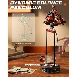 ROKR Deep Sea Explorer Balance Toy MCD04 3D Puzzle Gravity Swing Series Wooden Submarine Model Kit for Adults Teens DIY Mechanical Craft Gift for Men Women Home Office Decor