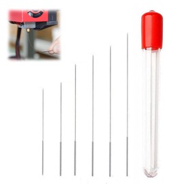 Samcos 3D Printer Nozzle Cleaning Needles 6 Pcs 3D Printer Accessories Steel Needle Printer Nozzle Needle Cleaning Tool 0.15mm 0.25mm 0.25mm 0.35mm 0.4mm (Pack of 6)
