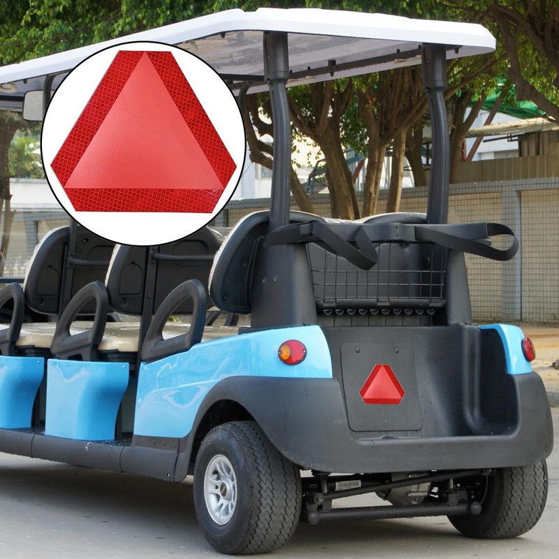 WINUERK 2PCS Car Safety Sticker Decal, Vinyl Decal Slow Moving