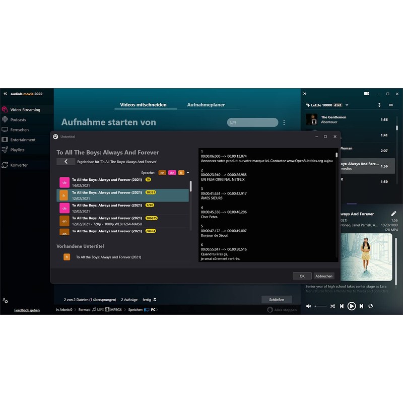 Audials Movie 2022 (Code in a Box)