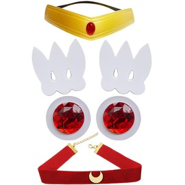 6Pack Moon Hair Clips Accessories set for Girl and Women