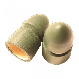 Pair Curtain Rod Finials Green Pine Bullet Finials 3/4" D | Renovator's Supply