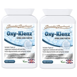 Specialist Supplements Oxy-Klenz Healthy Bowel Function 100 Capsules (Pack of 2)