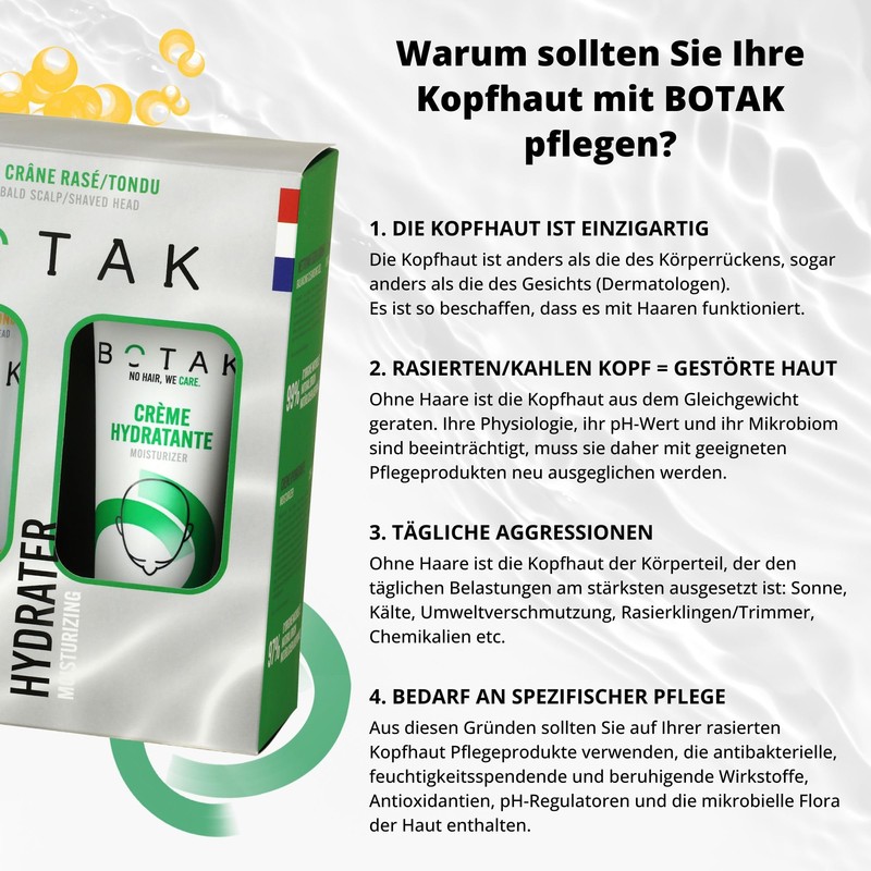 BOTAK Baldness/Shaved/Shorn Head Gift Box | 99% and 97% Natural