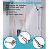 All Metal Handheld Shower Head Holders, 1/2" Shower Hose Holder