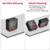 XUNTOP Inclinometer Digital Protractor Inclinometer Measuring Range 4 x 90°,