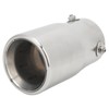 Exhaust Muffler 76mm/2.99in Mirror Polishing Stainless Steel Rear Muffler Exhaust