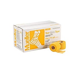 Mueller Tear-Light Lightweight Elastic Tape, 2" x 7 1/2 yds, Gold
