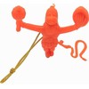 Generic Orange Flying Lord Hanuman Ji Idol Car Mirror Hanging,