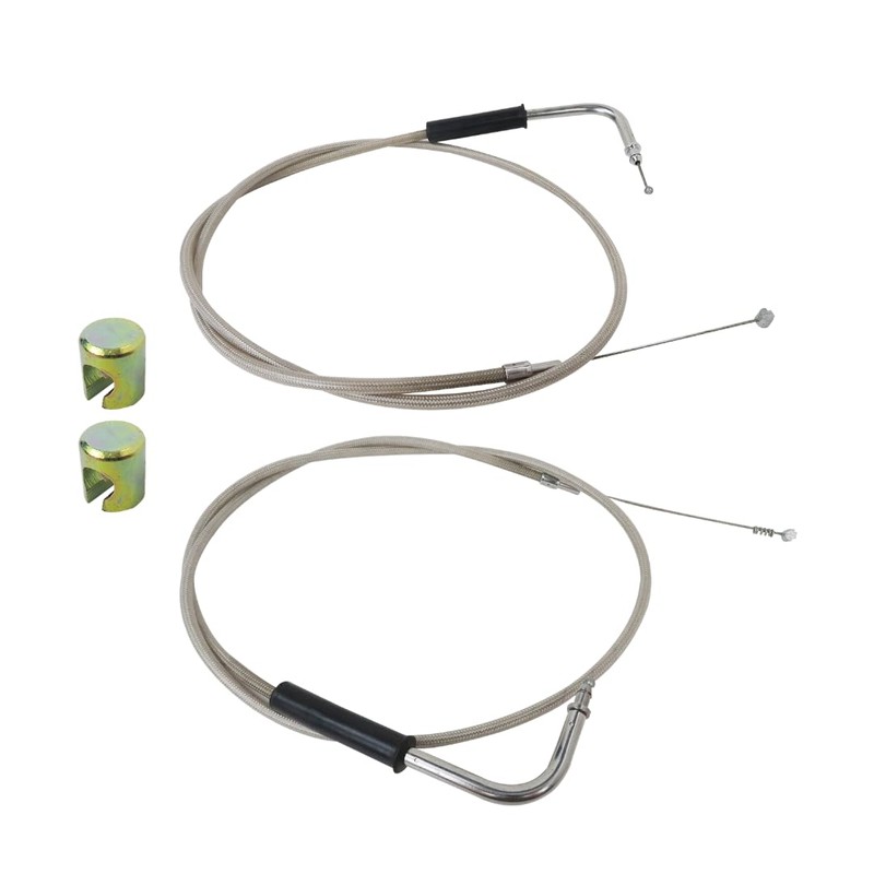 Xspeedonline 56884-07 42" Throttle Cable and 56885-07 42.5" Idle Cable