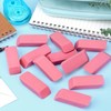 ZZTX 12 Pack Pink Erasers Pencil Erasers for Kids, Large