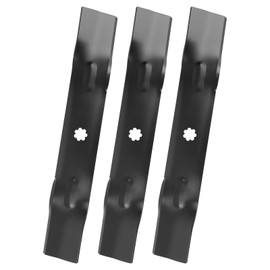 Bularie GY20852 Mower Blades Fit for John Dee re 48" Deck, GX21784 High Lift Blades Fit for LA130 LA140 LA145 155C D140 D150 D160, Replace for AM137757 AM141035 GX21785, 3 Pack