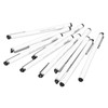 10Pcs Fineliner Pens Black Ink Durable Waterproof Fadeless High Smoothness