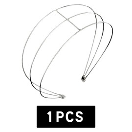 Headbands for Girls - Multilayer Metal Thin Headband Women's Elegant Hair Band for Women Hair Accessories Silver 4013