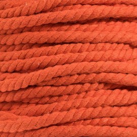 Twisted Natural Cotton Rope - 1/4 Inch - Solid Colors - Available in Lengths of 10 Feet, 25 Feet, 50 Feet, and 100 Feet